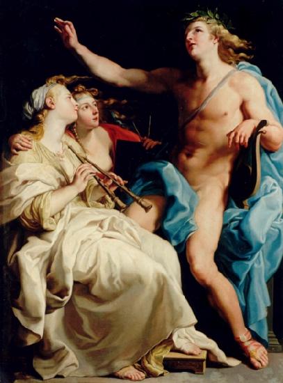 Pompeo Batoni Apollo and two Muses